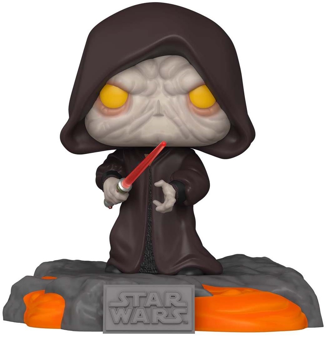 Figurina Funko POP! Deluxe: Movies - Star Wars - Darth Sidious (Glows in the Dark) (Special Edition) #519