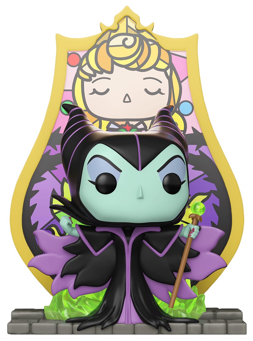 Figurină Funko POP! Deluxe: Sleeping Beauty - Maleficent (Stained Glass) #1610