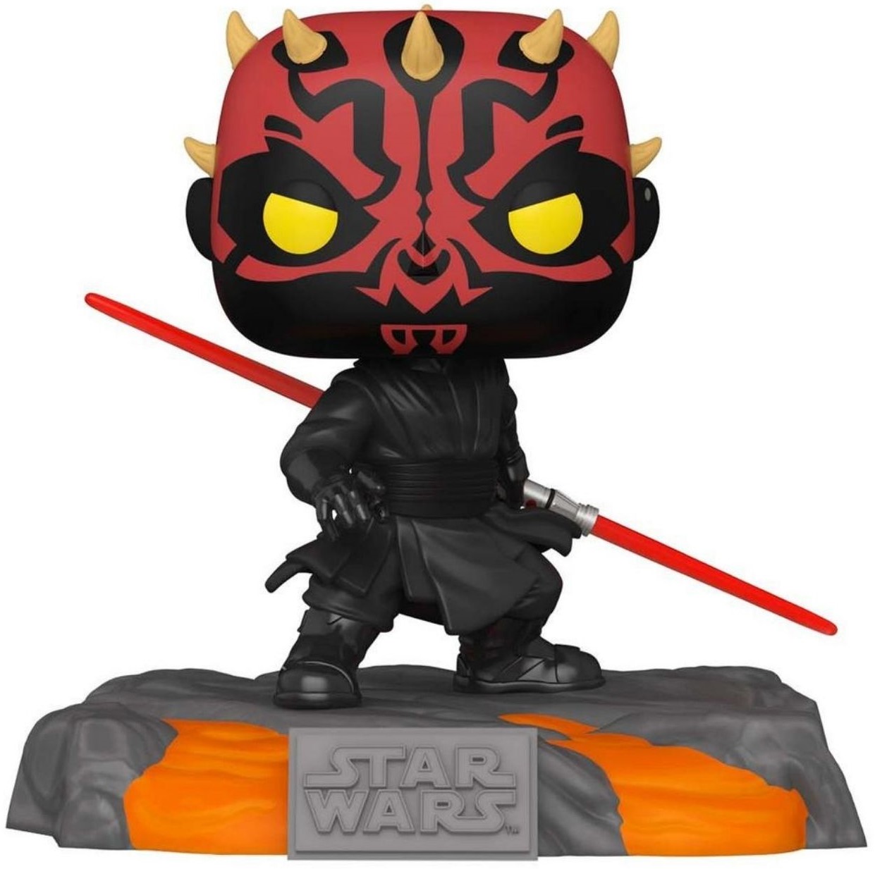 Figurina Funko POP! Deluxe: Star Wars - Darth Maul (Red Saber Series) (Glows in the Dark) (Special Edition) #520