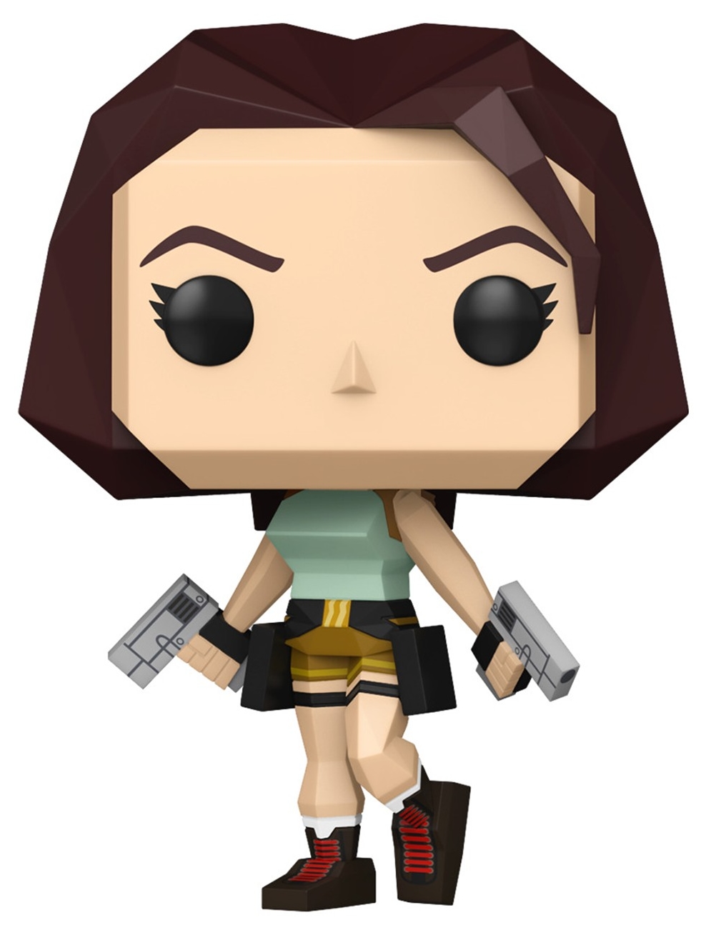 Figurină Funko POP! Games: Tomb Raider - Lara Croft (Polygonal) #1192