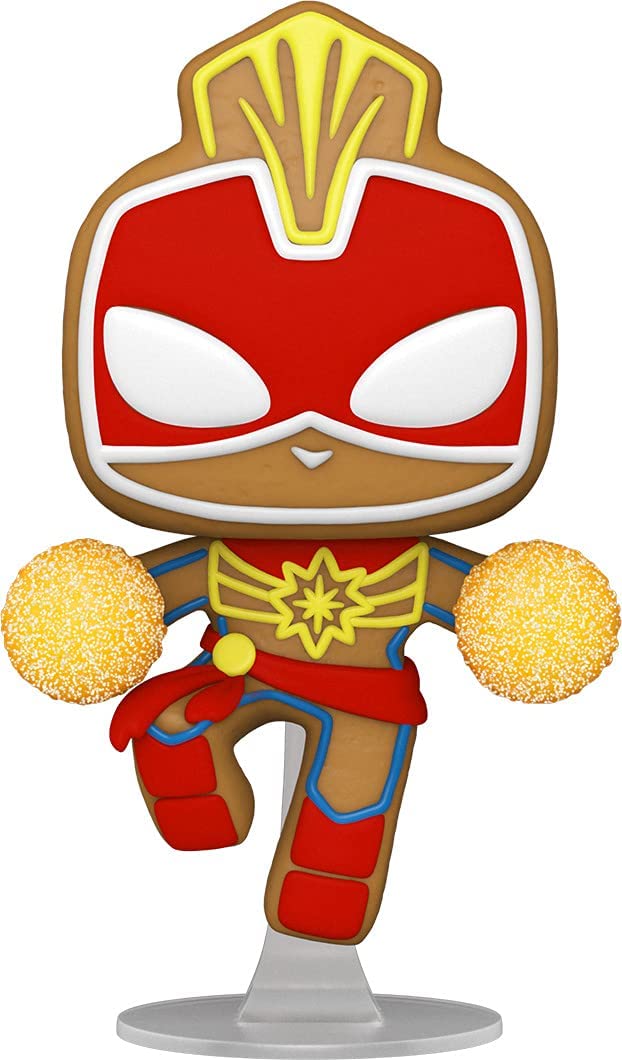 Figurina Funko POP! Marvel: Holiday - Gingerbread Captain Marvel #936