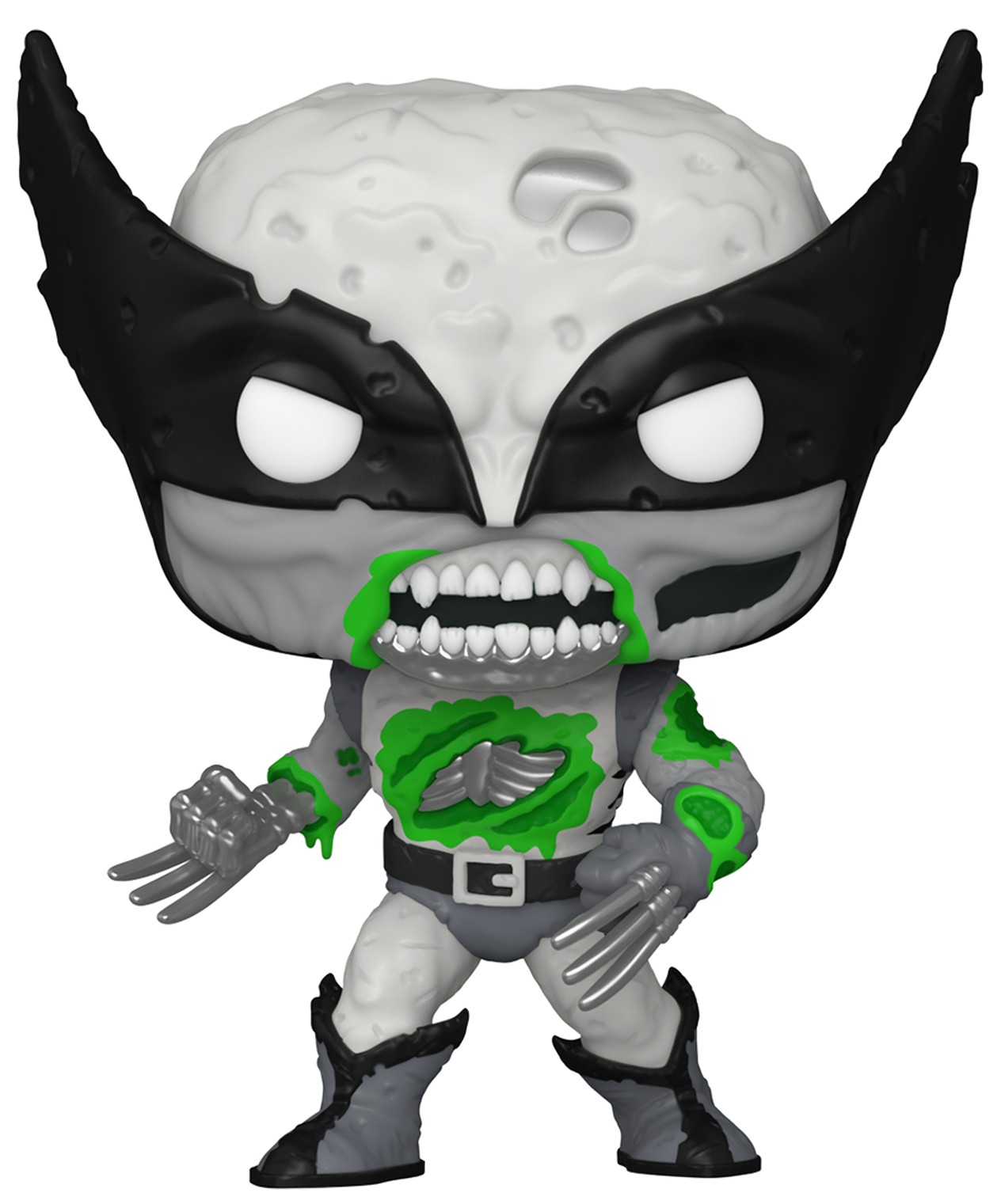 Figurină Funko POP! Marvel: Zombies - Wolverine (B&W) (Glows in The Dark) (Special Edition) #662