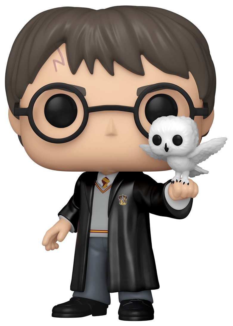 Figură Funko POP! Movies: Harry Potter - Harry Potter with Hedwig (Special Edition) #197