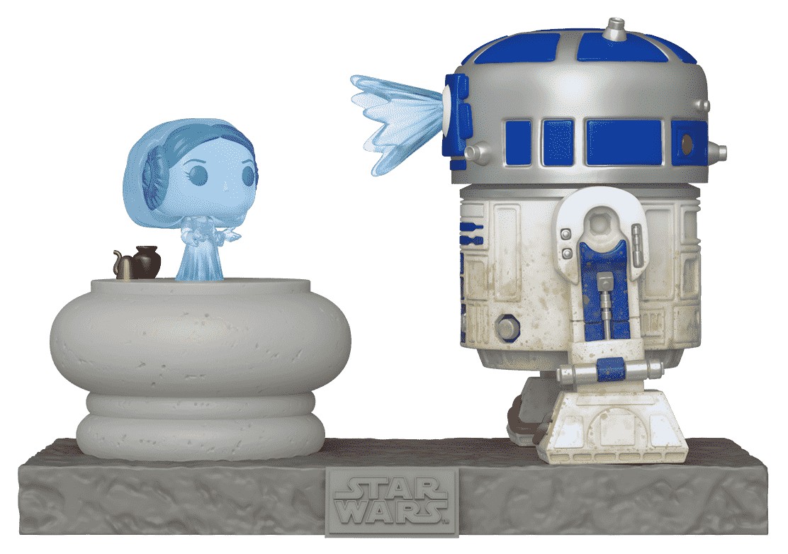 Figurină Funko POP! Movies: Star Wars - R2-D2 și Princess Leia #766