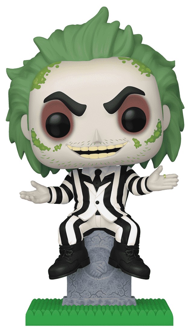 Figurină Funko POP! Plus: Beetlejuice - Beetlejuice On Tombstone (Special Edition) (Glows in The Dark) #1757
