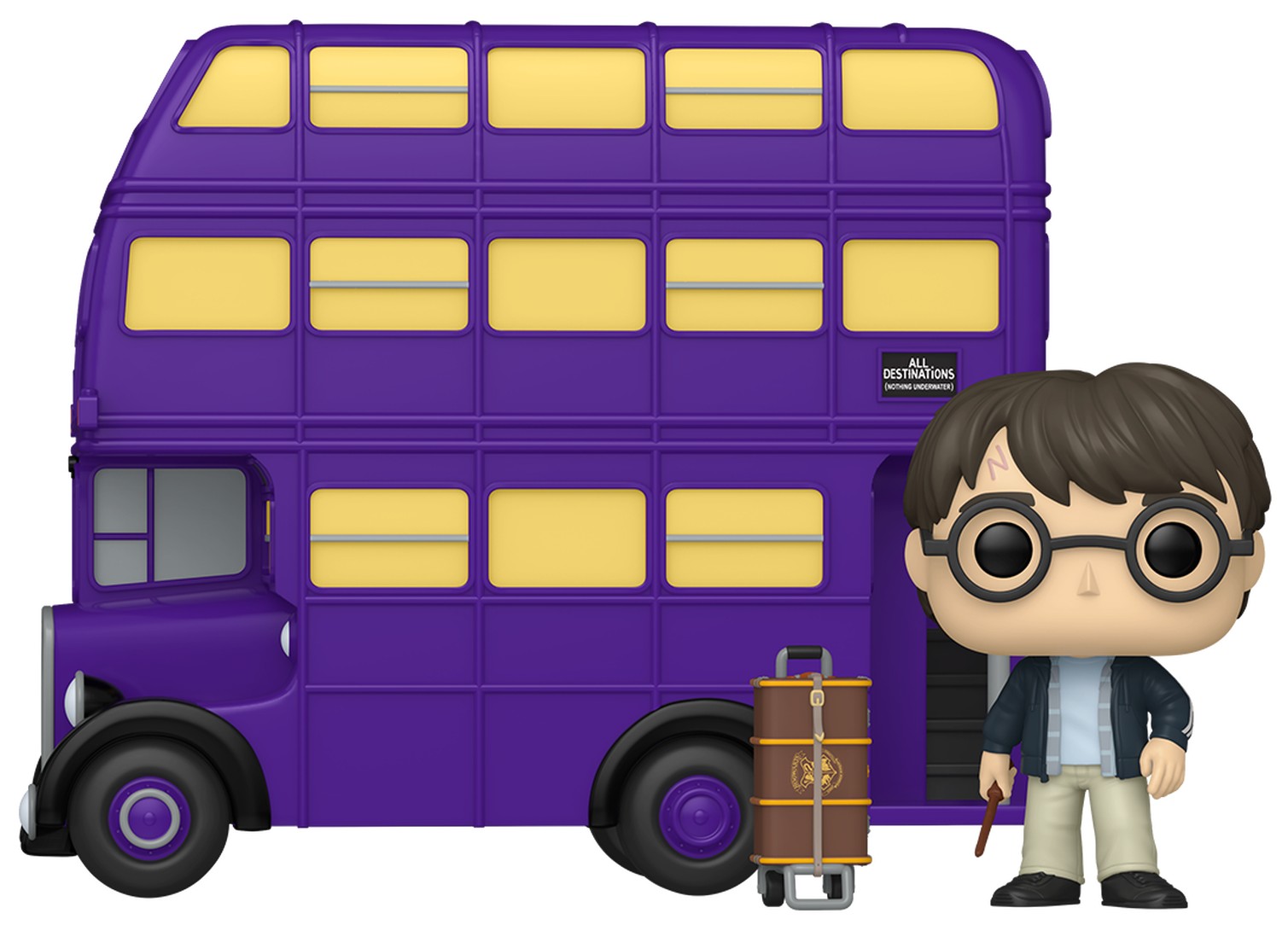 Figură  Funko POP! Rides: Harry Potter - Harry Potter with Knight Bus #139