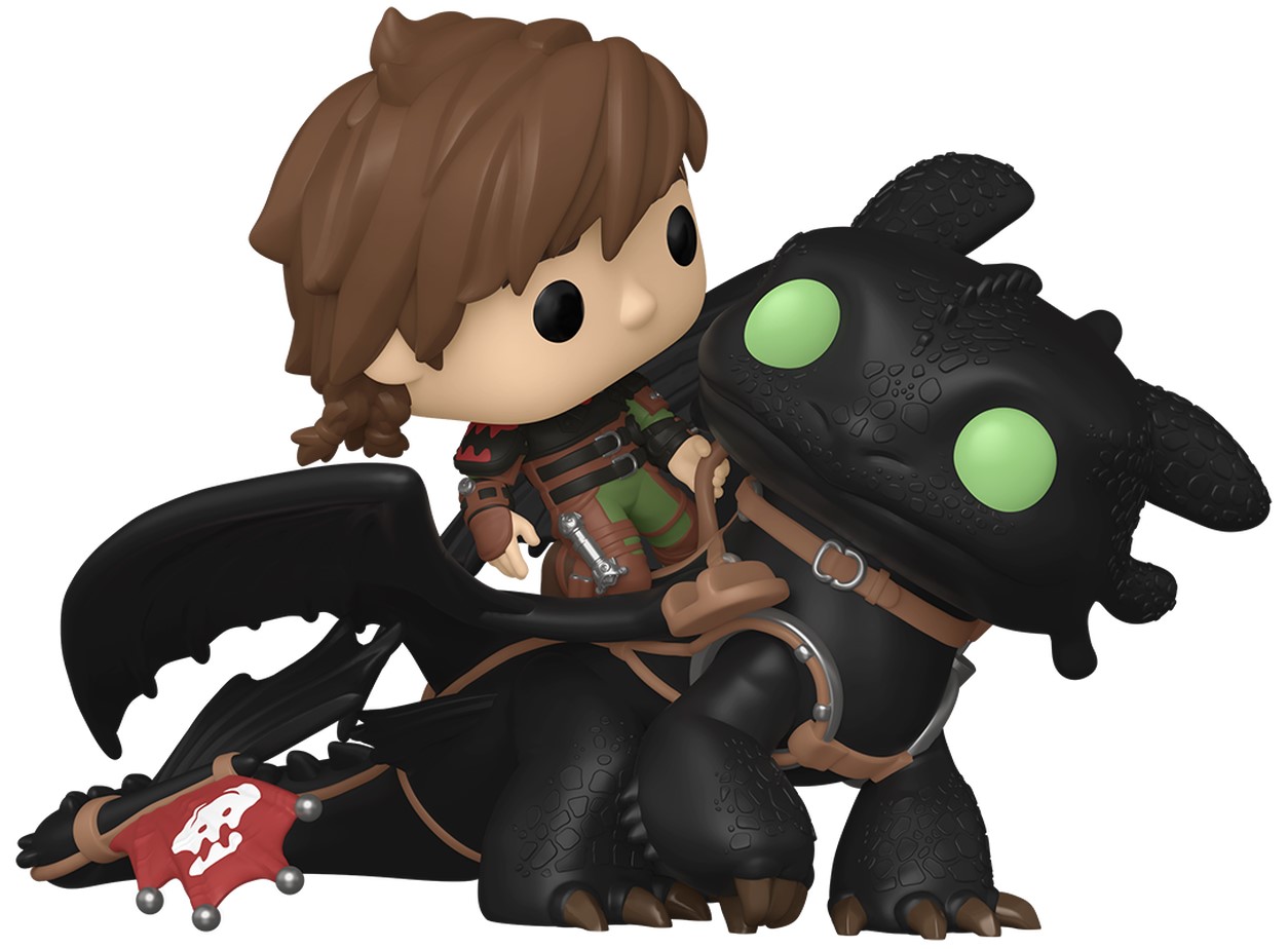 POP MART How to Train Your Dragon トゥース Figurină Funko POP! Rides: How to Train Your Dragon - Hiccup with