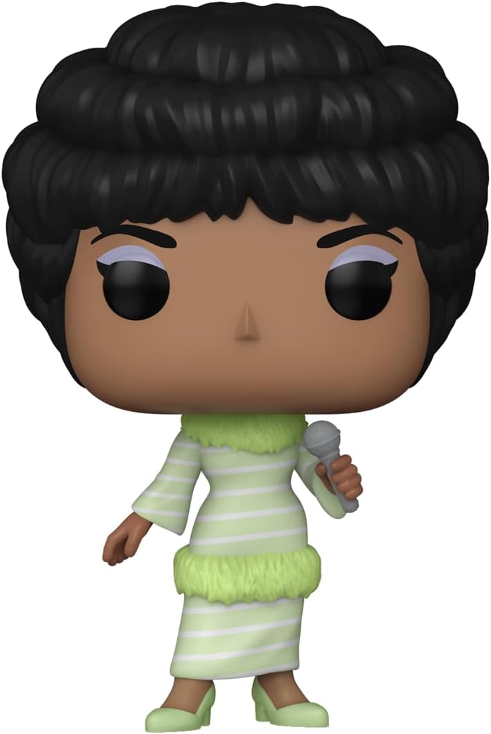 Figurină Funko POP! Rocks: Aretha Franklin - Aretha Franklin (Green Dress) (The Queen of Soul) #365