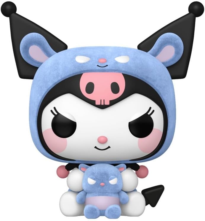 Figurină Funko POP! Sanrio: Kuromi - Kuromi as Baku (Flocked) #111
