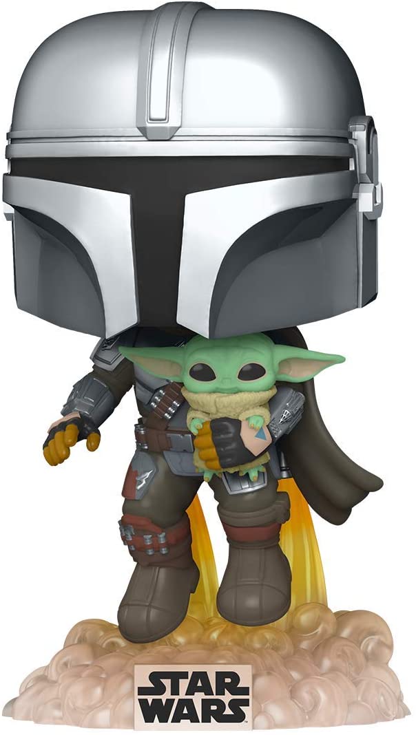 Figurina Funko POP! Television: The Mandalorian - Mando Flying with Jet Pack #402