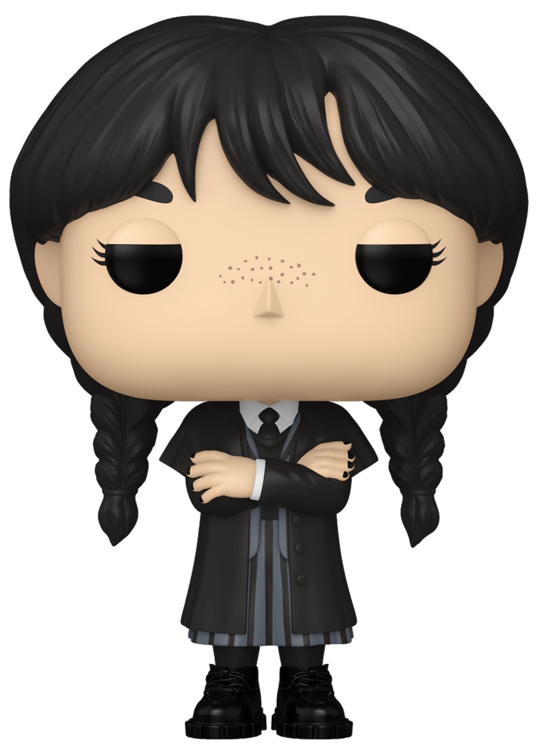 Figurină Funko POP! Television: Wednesday - Wednesday Addams (Black Coat) #1815