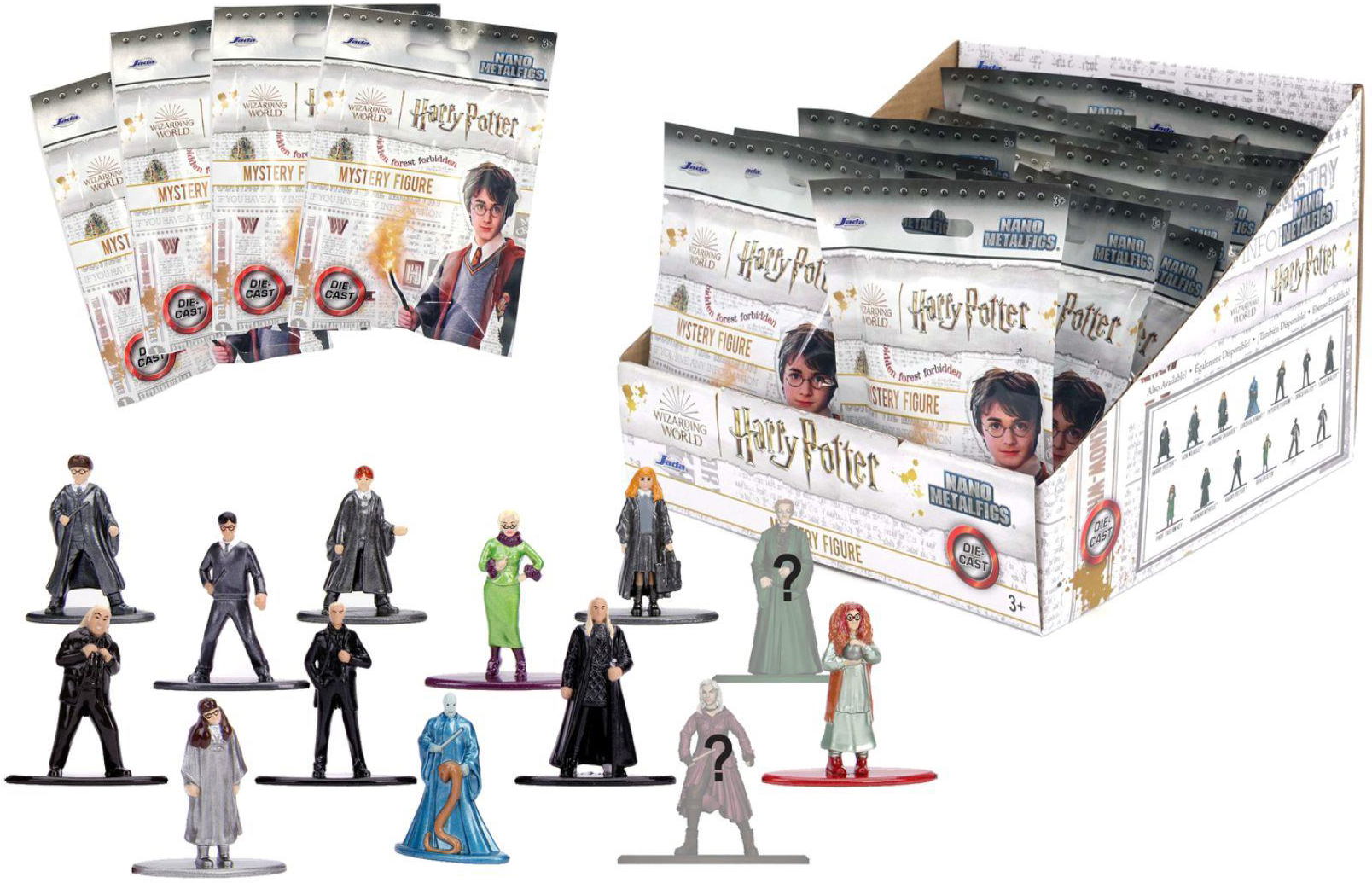 Figurină Jada Toys - Plic cu nanofigurină Harry Potter, sortiment