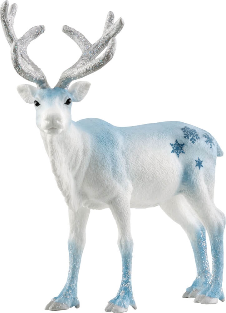 Figură  Schleich Wild Life - Cerb de Crăciun înghețat, ediție limitată