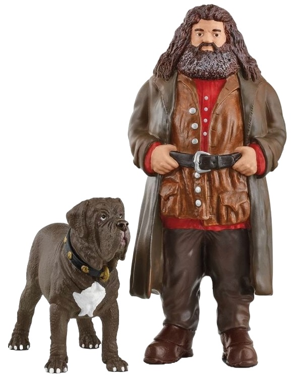 Figurină Schleich Wizzarding World - Hagrid și Fang
