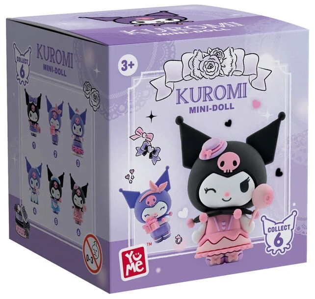 Figurină YuMe Animation: Sanrio - Hello Kitty, Kuromi Birthday Party Series, sortiment