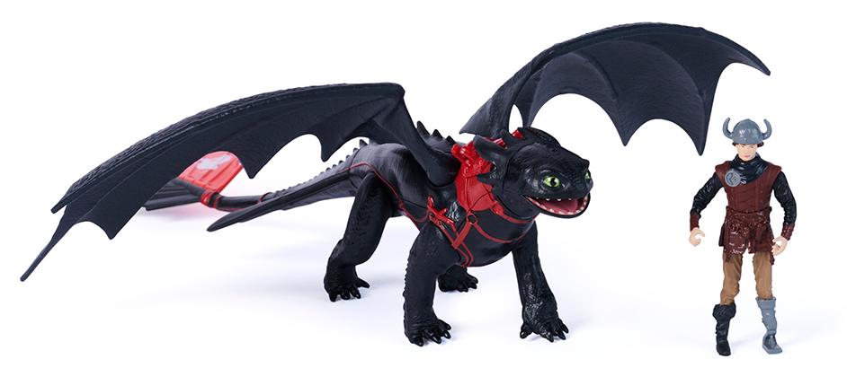 Figurine DreamWorks Dragons - How to Train Your Dragon, Trial of Flame, Toothless and Hiccup