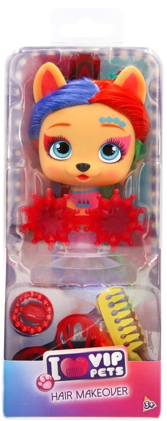 Figurină IMC Toys Vip Pets - Hair Makeover, cățeluș la modă, sortiment