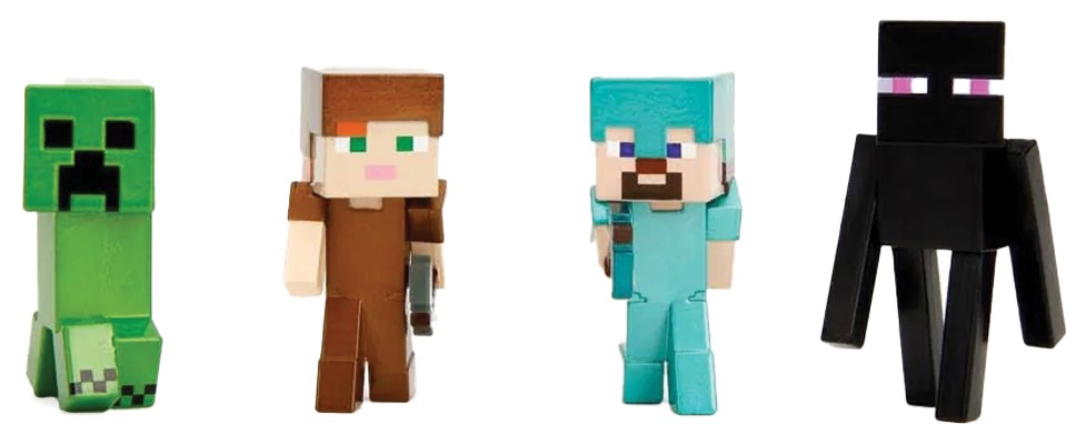Figurină Jada Toys - Minecraft, 6.5 cm, Wave 3, sortiment