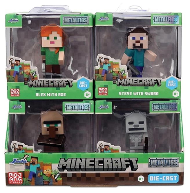 Figurină Jada Toys - Minecraft, 6.5 cm, Wave 4, sortiment