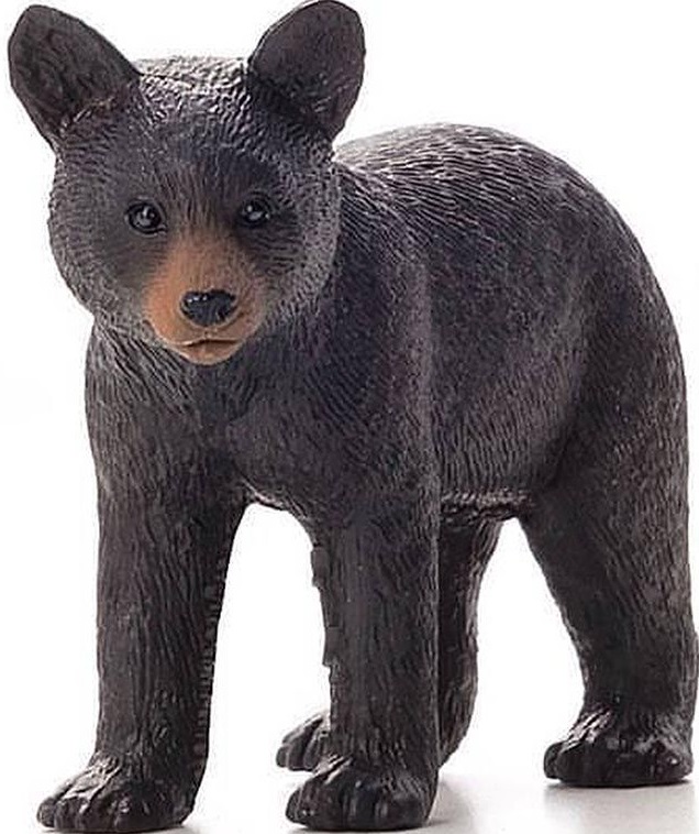 Figurina Mojo Animal Planet - Pui de urs, negru