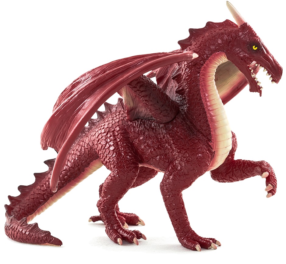 Figurina  Mojo Fantasy&Figurines - Dragon rosu