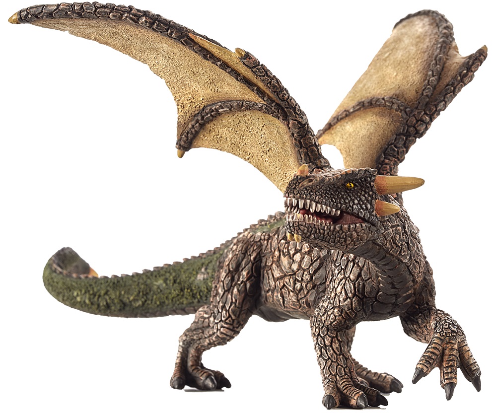 Figurina  Mojo Fantasy&Figurines - Dragonul Pamantului cu maxilarul inferior mobil