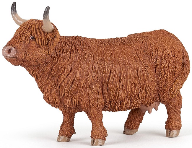 Figurina Papo Farmyard friends - Vitel  Agrointeligența Highland Scotian