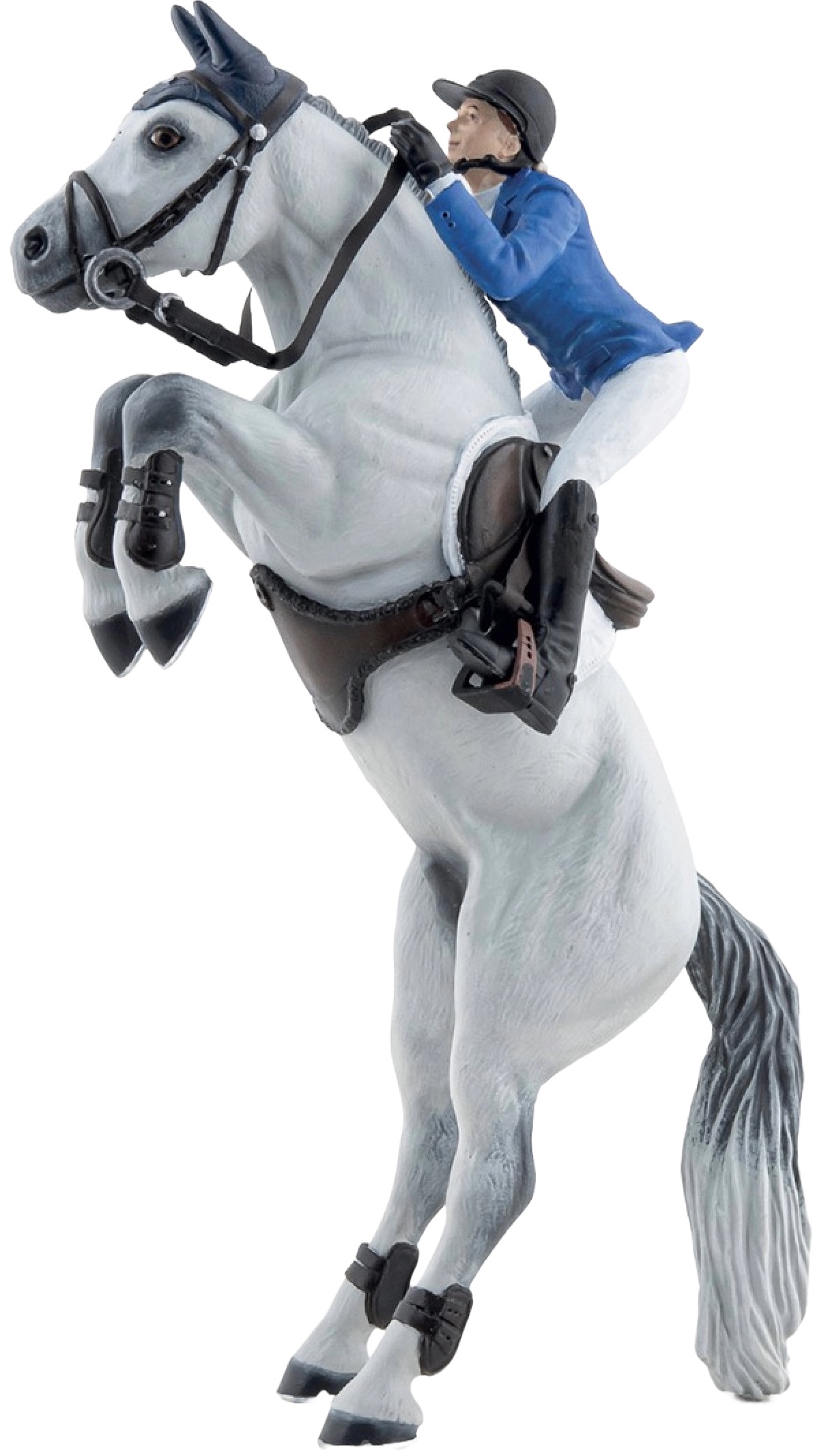 Figurină Papo Horses, Foals and Ponies - Jockey cu cal, Penelope și Maylord