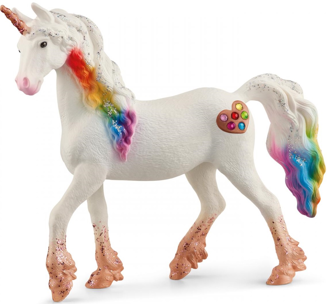 Figurina Schleich Bayala - Unicorn inima colorata - iapa