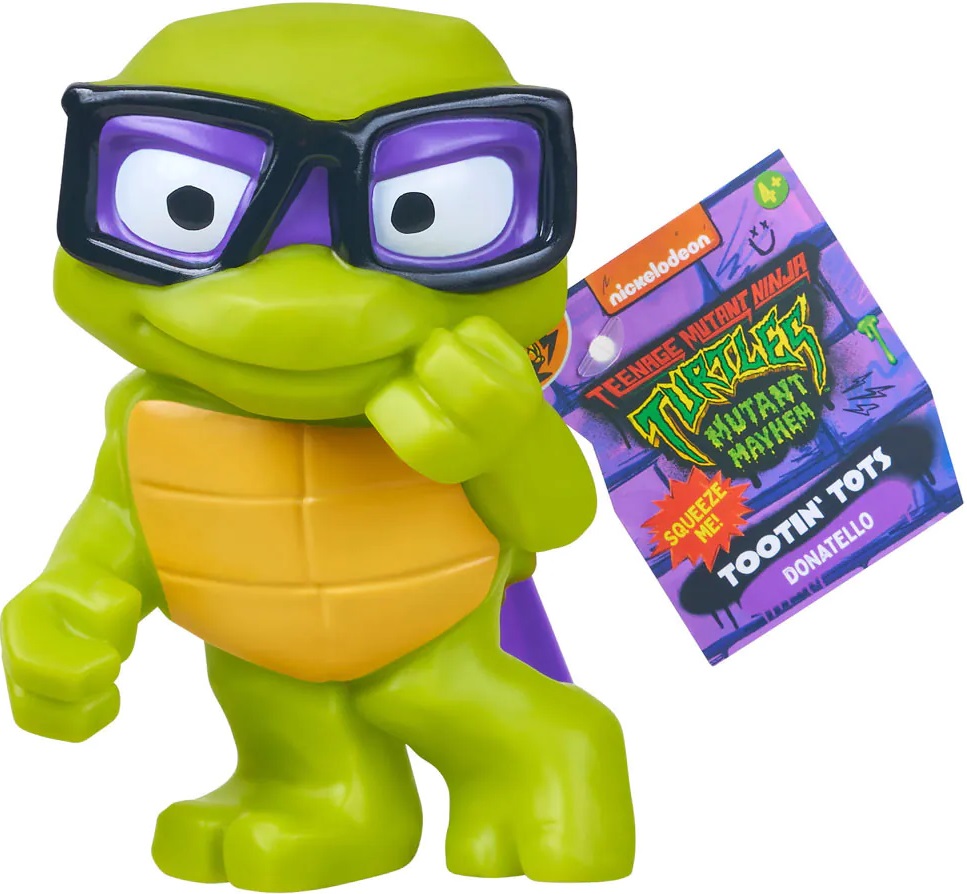 Figurină Playmates TMNT - Tootin' Tots, Se pârțâi, Donatello, 14 cm