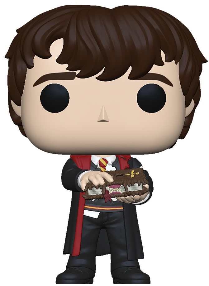 Figurină Funko Pop! Harry Potter - Neville with Monster Book