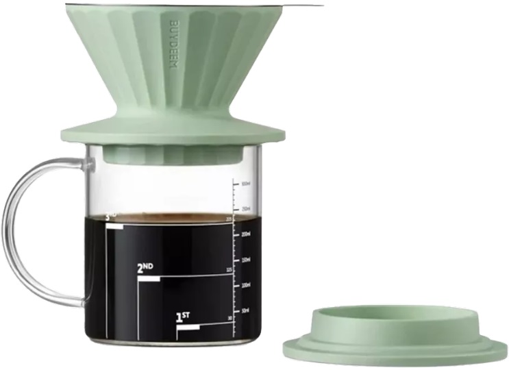 Filtru de cafea BUYDEEM - CD1024, verde