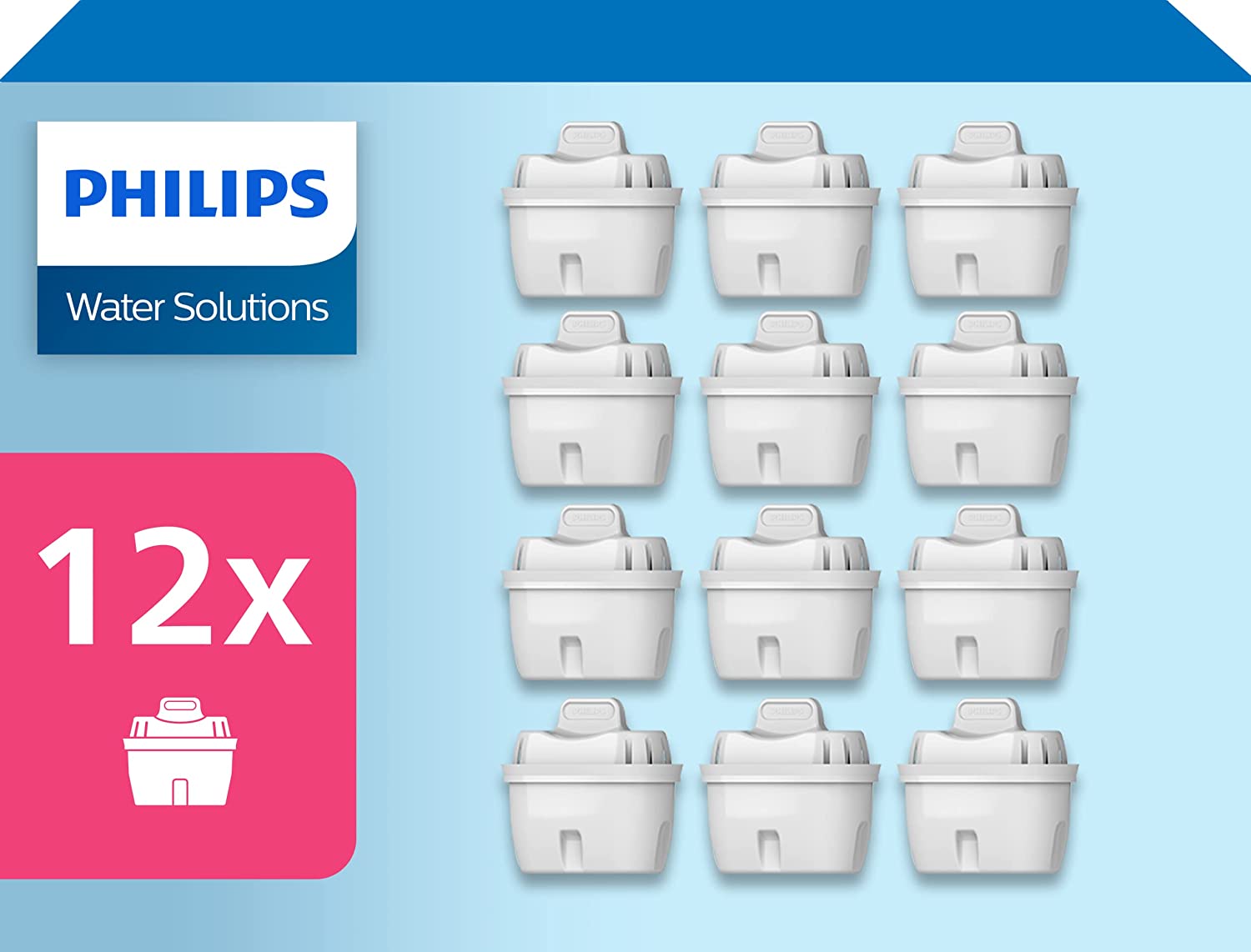 Filtre pentru ulcior Philips - AWP213/10, 12 buc