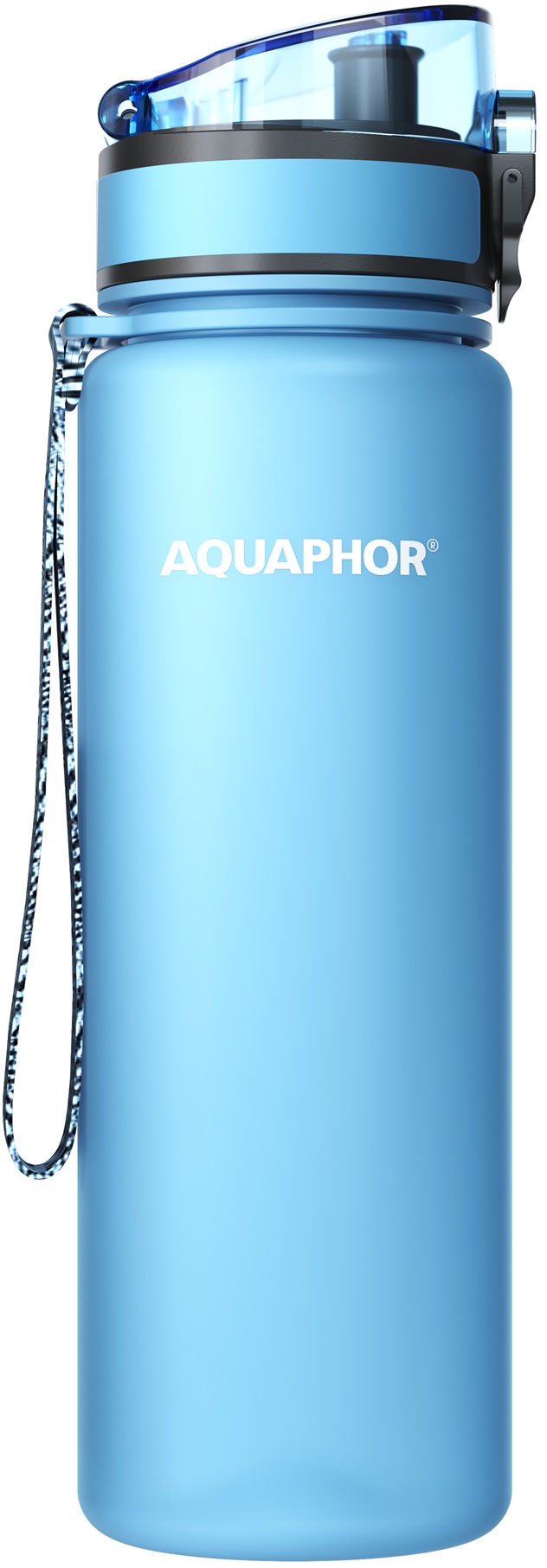 Sticlă filtrantă pentru apă Aquaphor - City, Filter, 0.5 l, Ice Blue