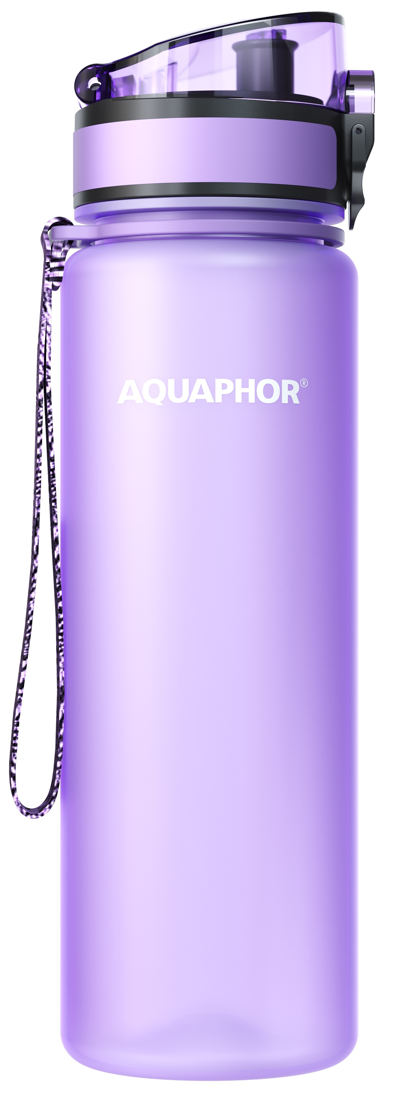 Sticlă de apă filtrantă Aquaphor - City, Filter, 0.5 l, Lavender