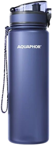 Sticlă de apă filtrantă Aquaphor - City, Filter, 0.8 l, albastru