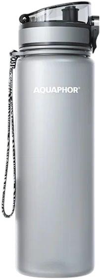 Sticlă de apă filtrantă Aquaphor - City, Filter, 0.8 l, gri