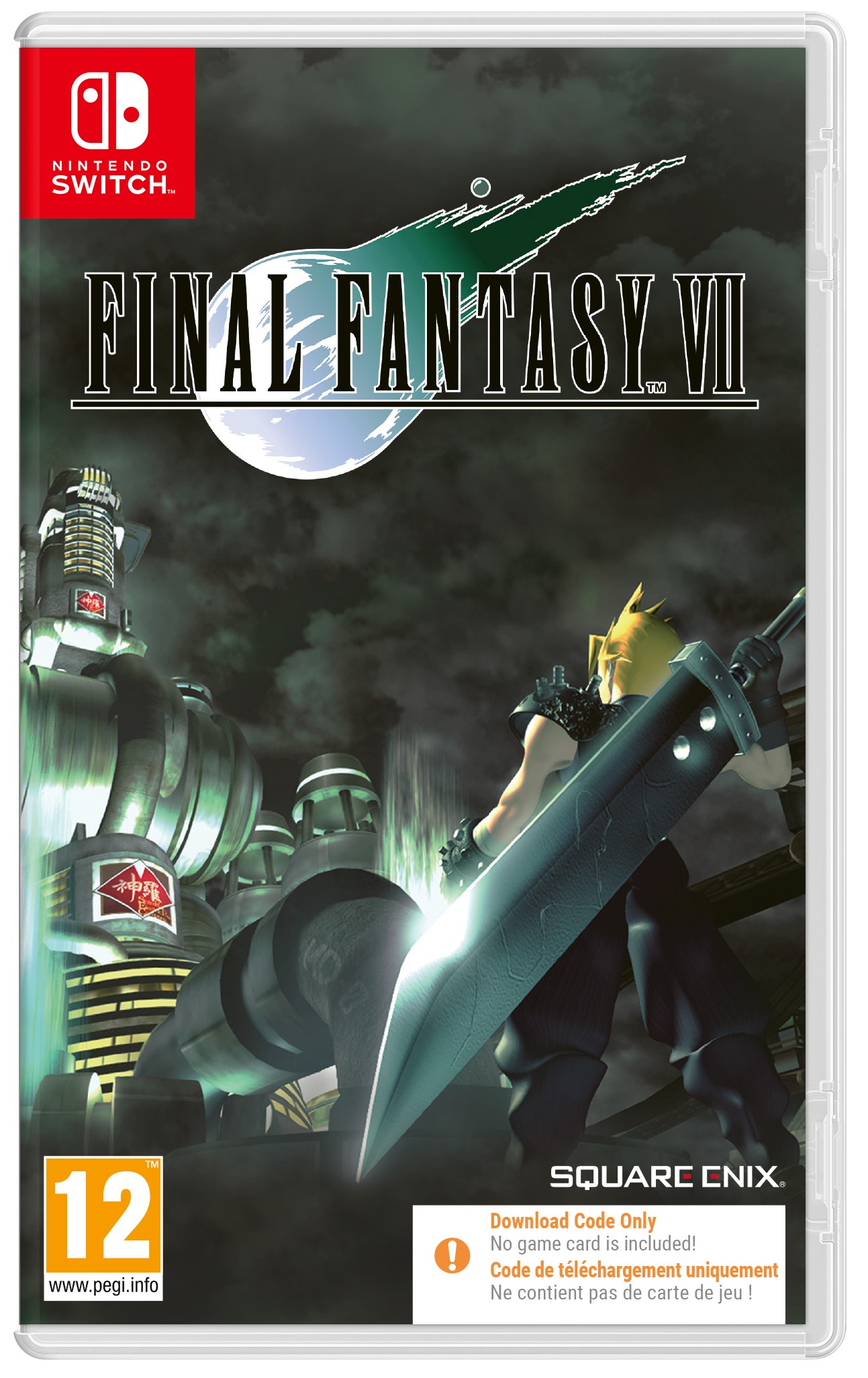 Final Fantasy VII Remastered - Cod în cutie (Nintendo Switch)