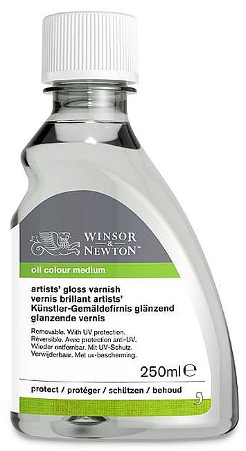 Lac de finisaj pentru artiști Winsor & Newton - Lucios, 250 ml
