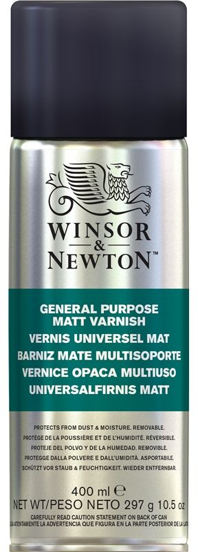 Lac de finisaj pentru artiști Winsor & Newton - Mat, aerosol, 400 ml