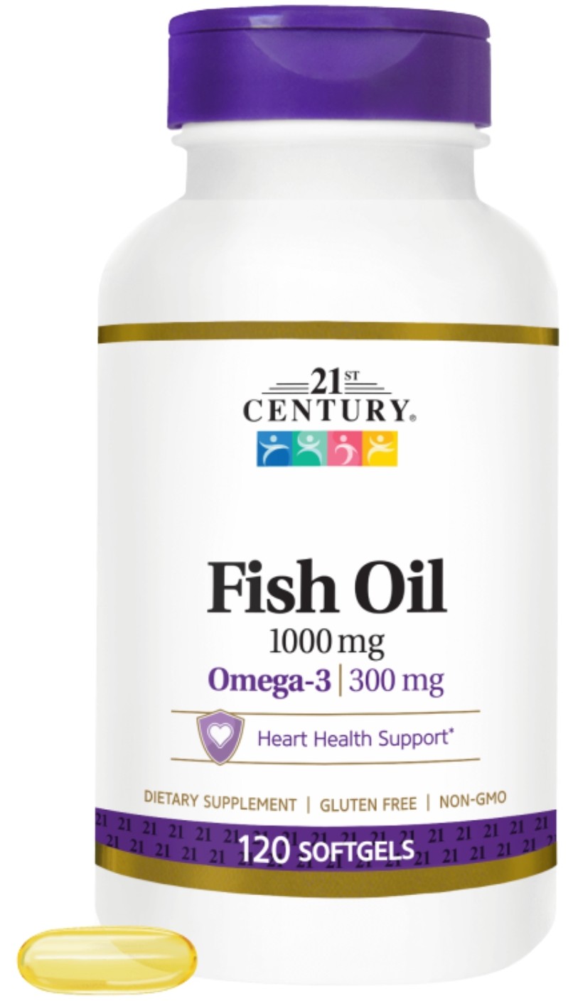 Fish Oil, 1000 mg, 120 capsule, 21st Century