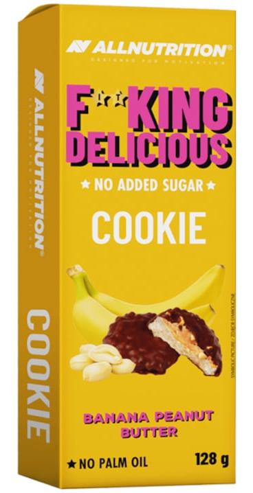 Fitking Delicious Cookie, banan și unt de arahide, 128 g, AllNutrition