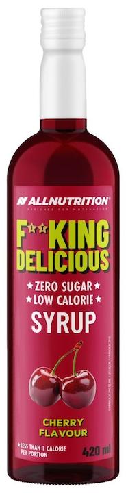 Fitking Delicious Sirop Zero, cireșe, 420 ml, AllNutrition