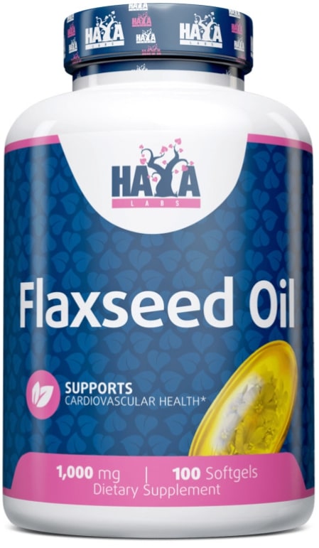 Flaxseed Oil, 1000 mg, 100 capsule, Haya Labs