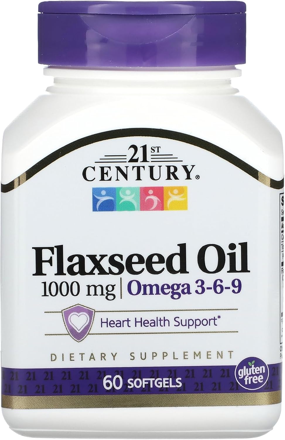 Flaxseed Oil, 1000 mg, 60 capsule, 21st Century