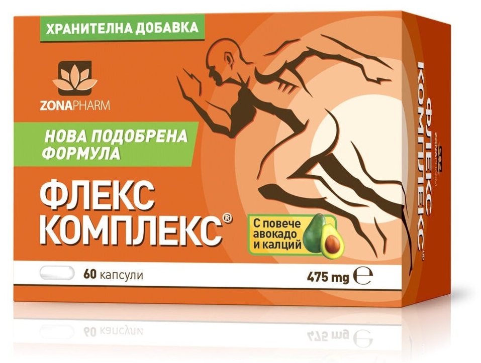 Flex complex, 475 mg, 60 capsule, Zona Pharma