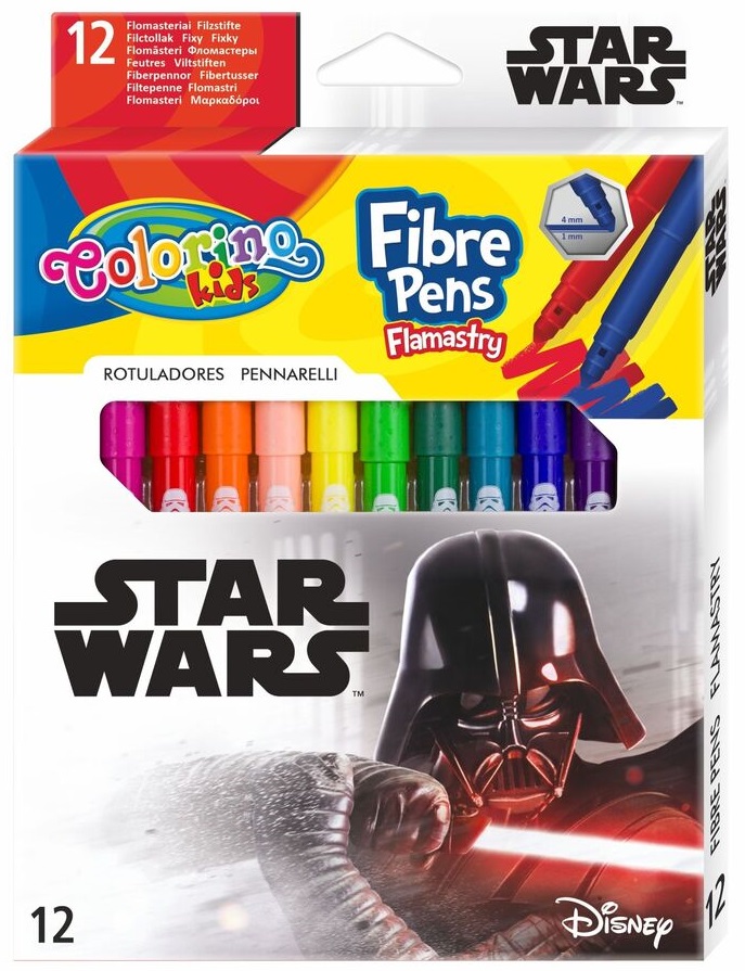 Carioci Colorino - Marvel Star Wars, 12 culori