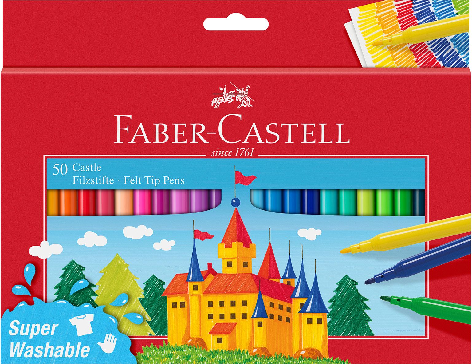 Carioci Faber-Castell Castle - 50 de culori