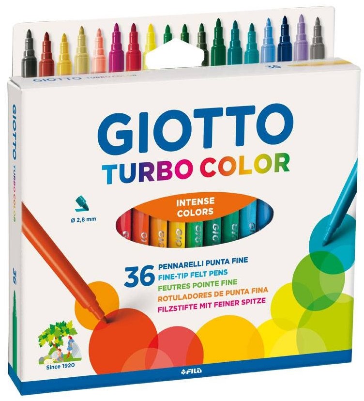 Carioci Giotto Turbo Color - 36 culori