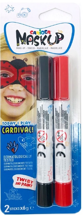 Cacioci de pictat pe fata Carioca Mask up - Canaval, 2 culori